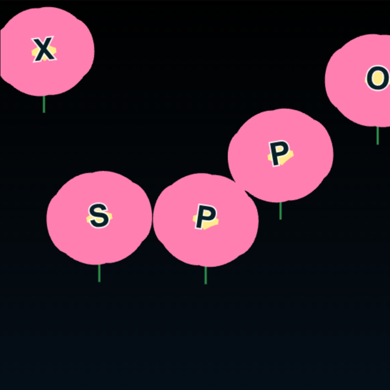 Letter Garden（花园字母采摘）